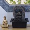 Fontana d'acqua - "Zen Dao" con cortina d'acqua (con illuminazione a LED) - Zen'Light