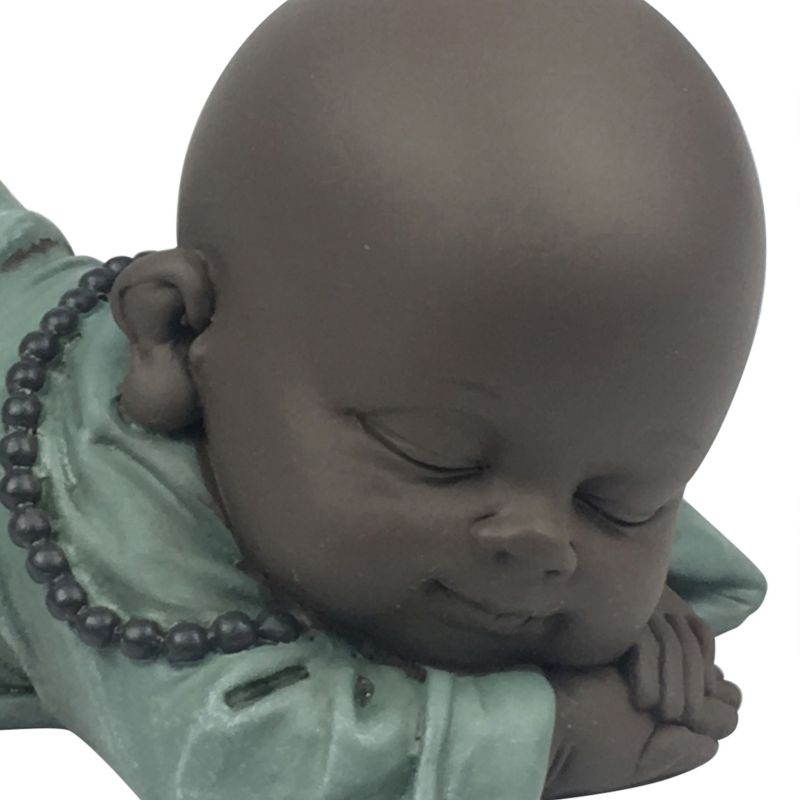 Statuette - "Bronze Ronfleur", un bébé Bouddha inspirant de la tendresse - Zen'Light