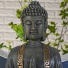 Grande Statue - "Bouddha ZEN", un bouddha en position de méditation - Haut de 40 cm - Zen'Light