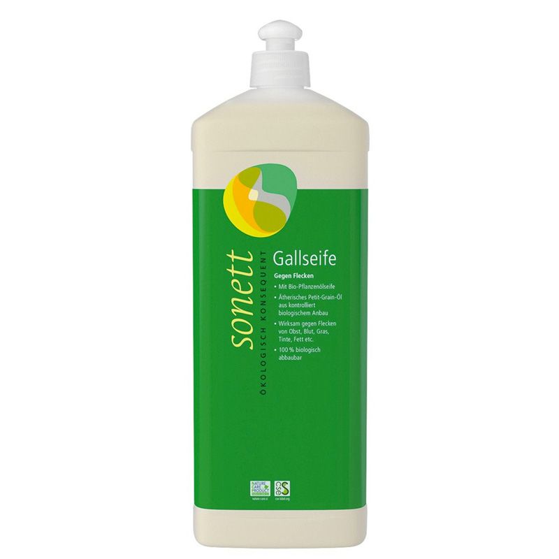 Sapone liquido smacchiatore con fiele di bue, naturale e biologico - 300ml - Sonett