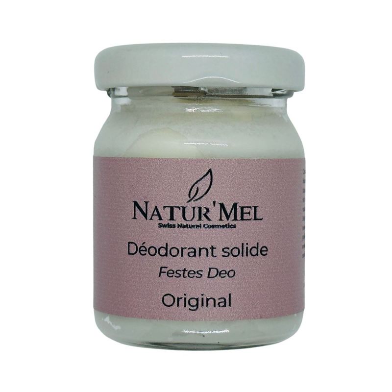 Deodorante solido svizzero biologico, L'originale - 50ml - Natur'Mel Cosm'Ethique