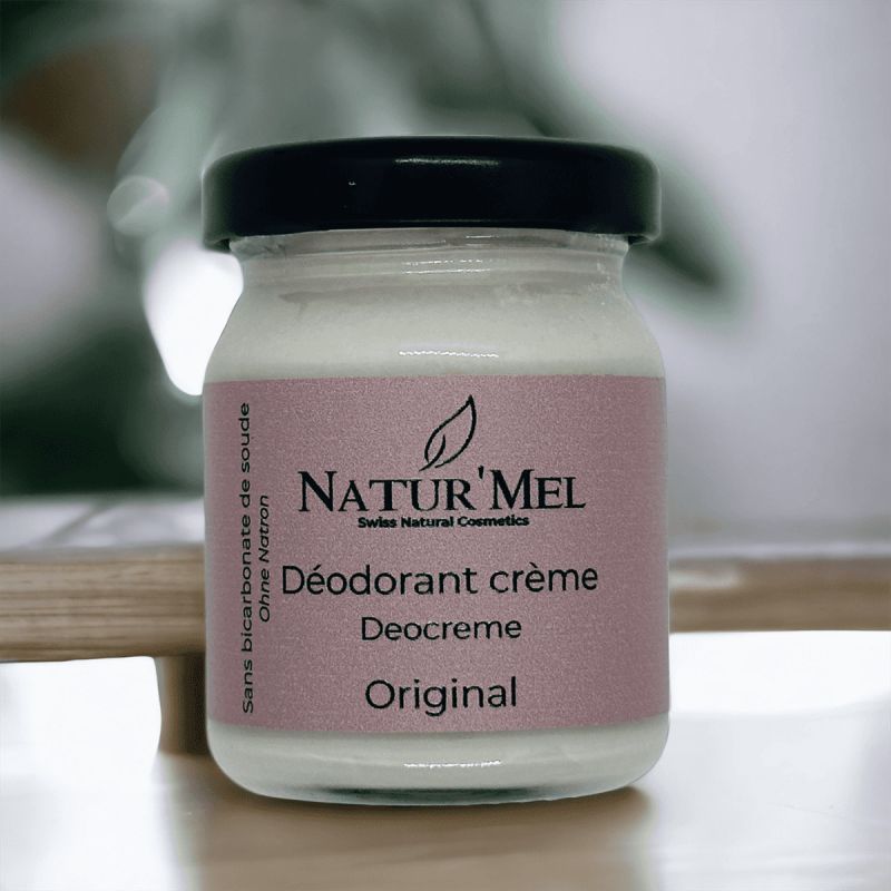 Déodorant crème Suisse & BIO, L'Original (version sans bicarbonate & végan) - 50ml - Natur'Mel Cosm'Ethique