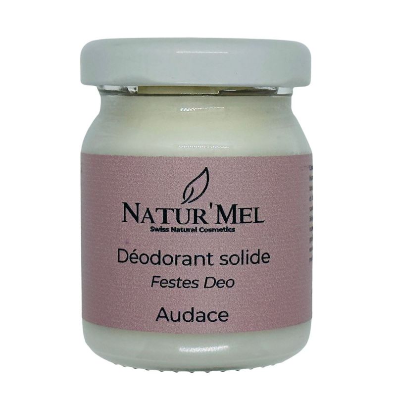 Deodorante solido svizzero biologico, Audacia (uomini) - 50ml - Natur'Mel Cosm'Ethique