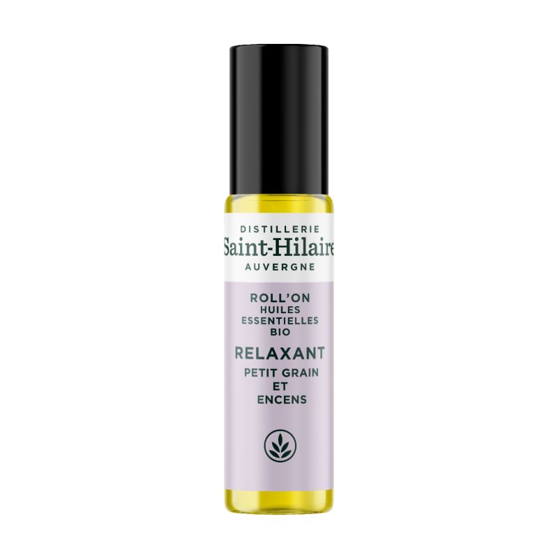 Roll'on aux huiles essentielles Bio,  RELAXANT - 10ml - De Saint Hilaire