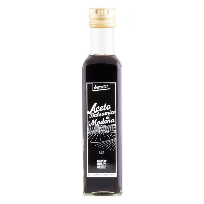 Aceto balsamico di Modena IGP (Demeter, Italia) - 250ml - NaturKraftWerke