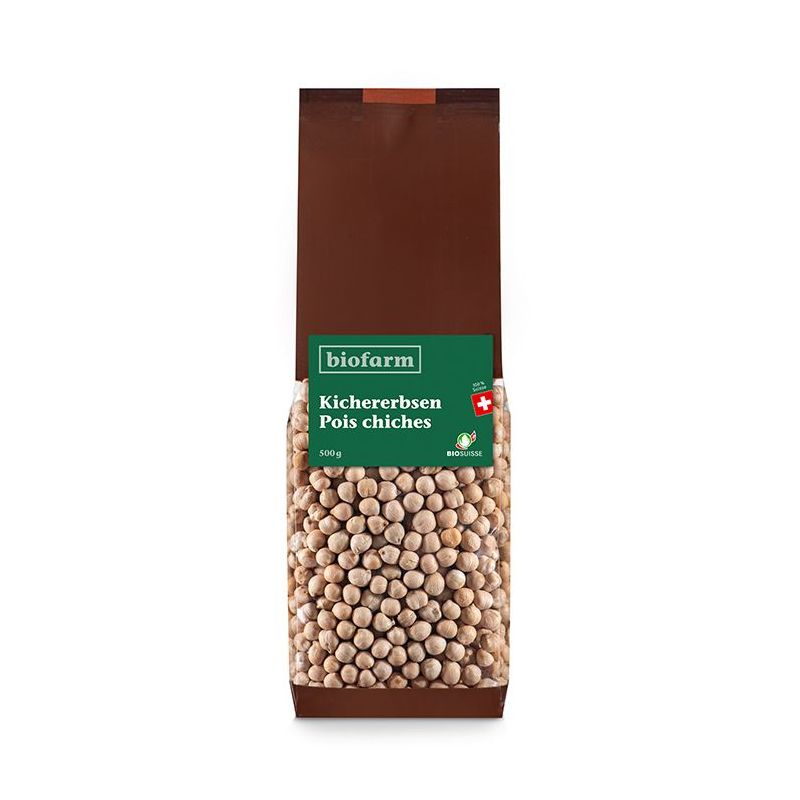 Kichererbsen BIO (Schweiz) - 500g- Biofarm