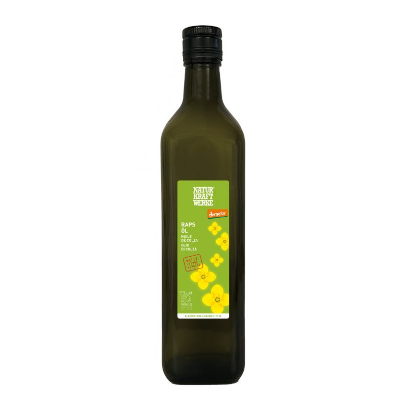 Olio di colza vergine (Demeter, Svizzera) - 500ml - NaturKraftWerke