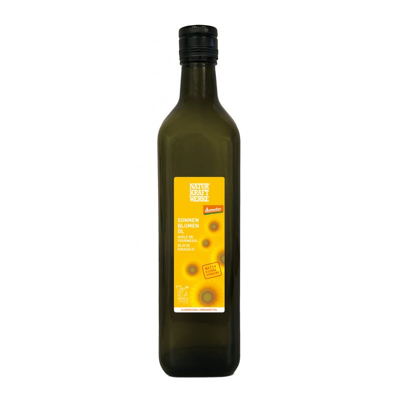 Huile de Tournesol vierge (Demeter, Suisse) - 500ml - NaturKraftWerke