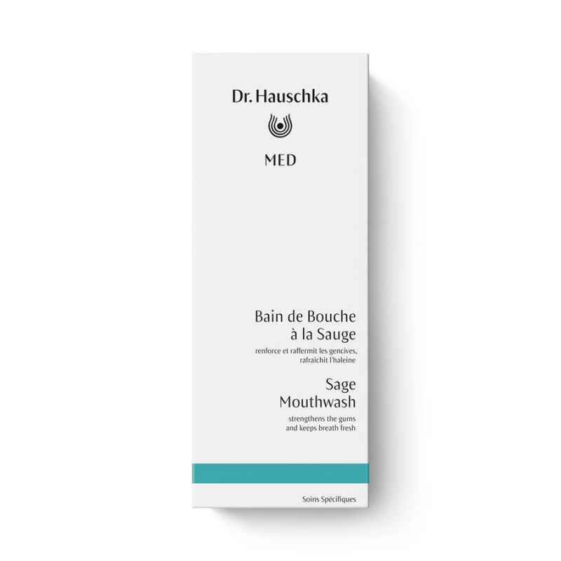 Collutorio biologico alla salvia (NaTrue), rinforza le gengive e rinfresca - 300ml - Dr. Hauschka