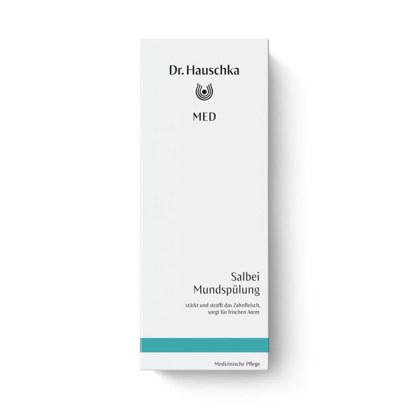 Collutorio biologico alla salvia (NaTrue), rinforza le gengive e rinfresca - 300ml - Dr. Hauschka