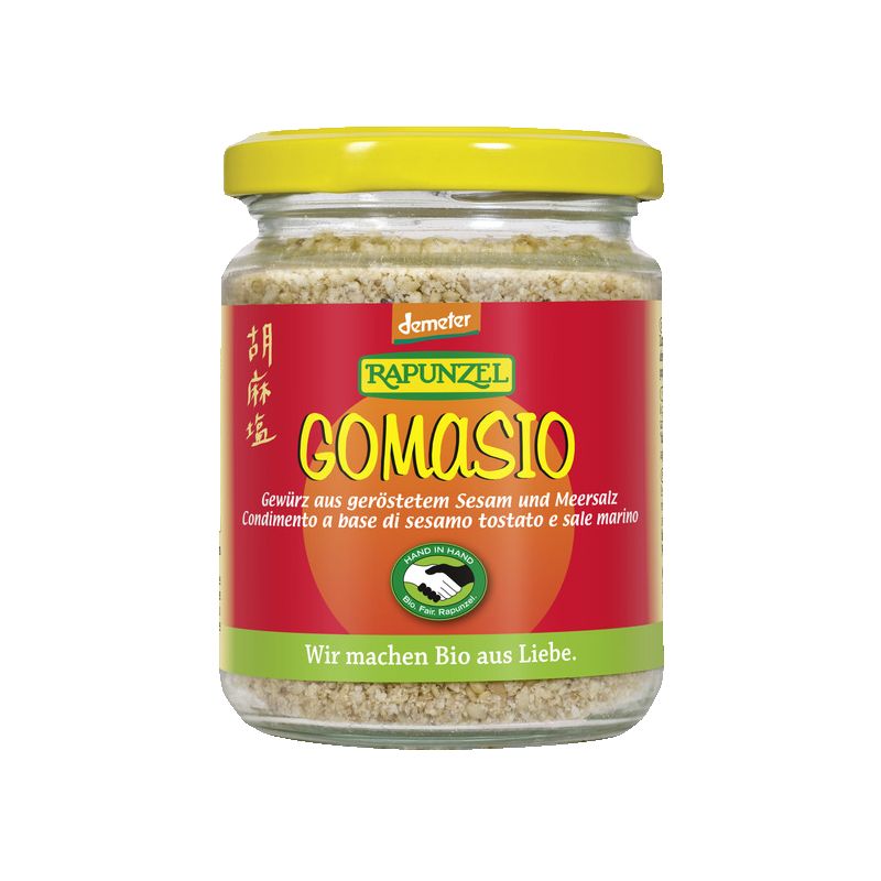 Gomasio Bio & Fairtrade, Gewürz mit Sesam und Meersalz (Demeter, Ägypten) - 100g - Rapunzel