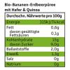 Composta di frutta biologica (Germania) - Banana, fragola e quinoa- 100g - Freche Freunde