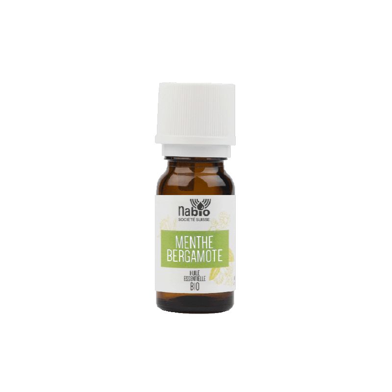 Huile essentielle de Menthe bergamote ou citronnée(100% naturelle et BIO) - 10ml - Nabio