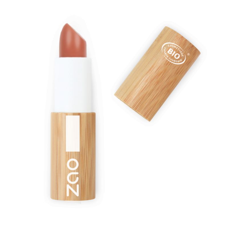 Colour & Repulp Balm, Feuchtigkeitsspendend und aufpolsternd, Nude orange - 100% natürlich, Bio & Vegan - N°486 - Zao