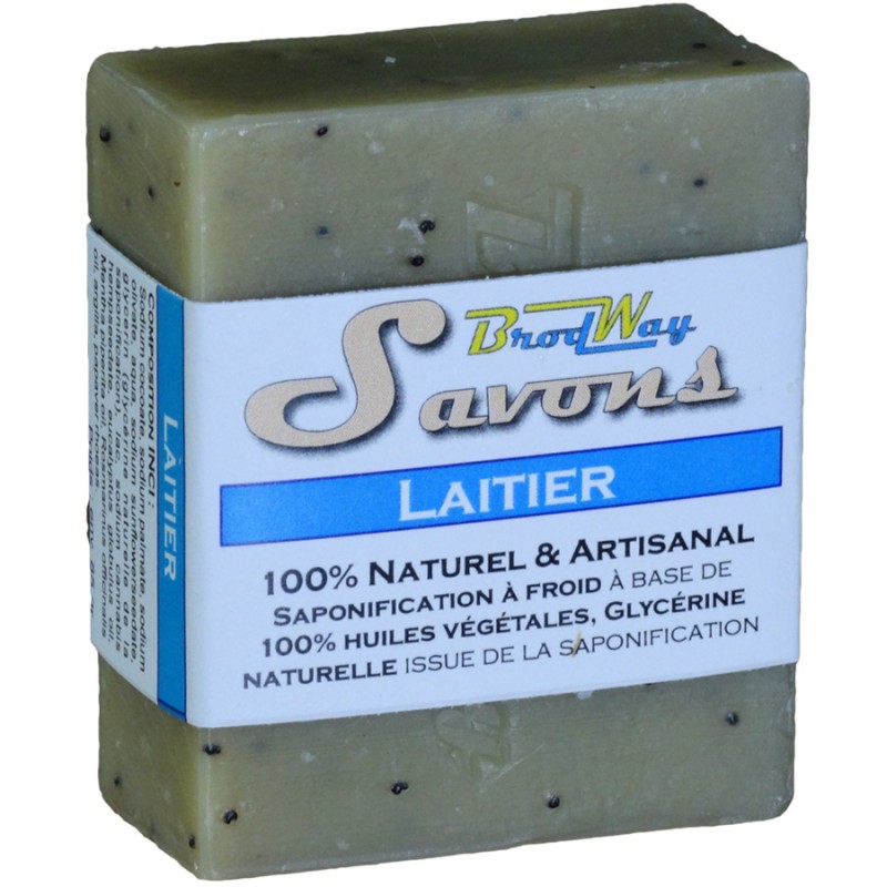 Savon Artisanal Suisse "Laitier" - 100% naturel, saponification à froid – 85g - BrodWay