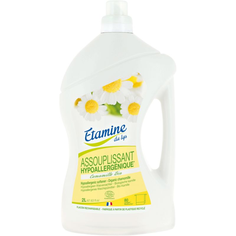 Assouplissant hypoallergénique Bio (100% naturelle) à la Camomille - 2 Litres - Etamine du Lys