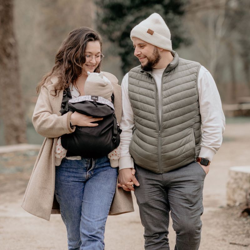 Porte-bébé préformé, Néo Plus V2, Le tout terrain - De 3 mois à 3-4 ans, Ebène - Néobulle