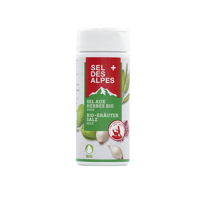 Sale biologico alle erbe (Svizzera), delicato - 80g- Saline de Bex