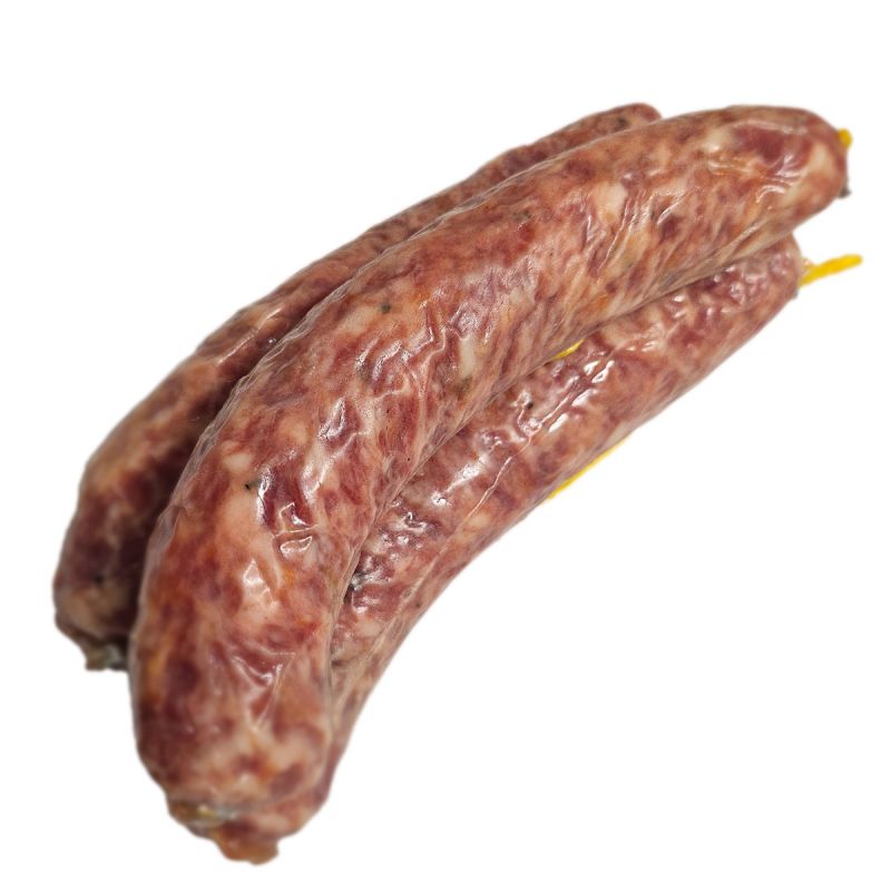 Saucisson Sec Artisanal, Abricot (Porc) - 100% fait maison, Sans nitrites - 1pce - Boucherie "La Chablaisienne" à Bex (Vaud)