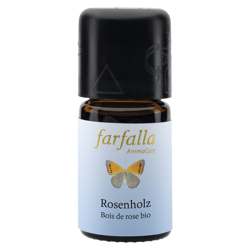 Ätherisches Öl (Ätherisch) - Rosenholz BIO - 100% natürlich und rein - 5ml - Farfalla