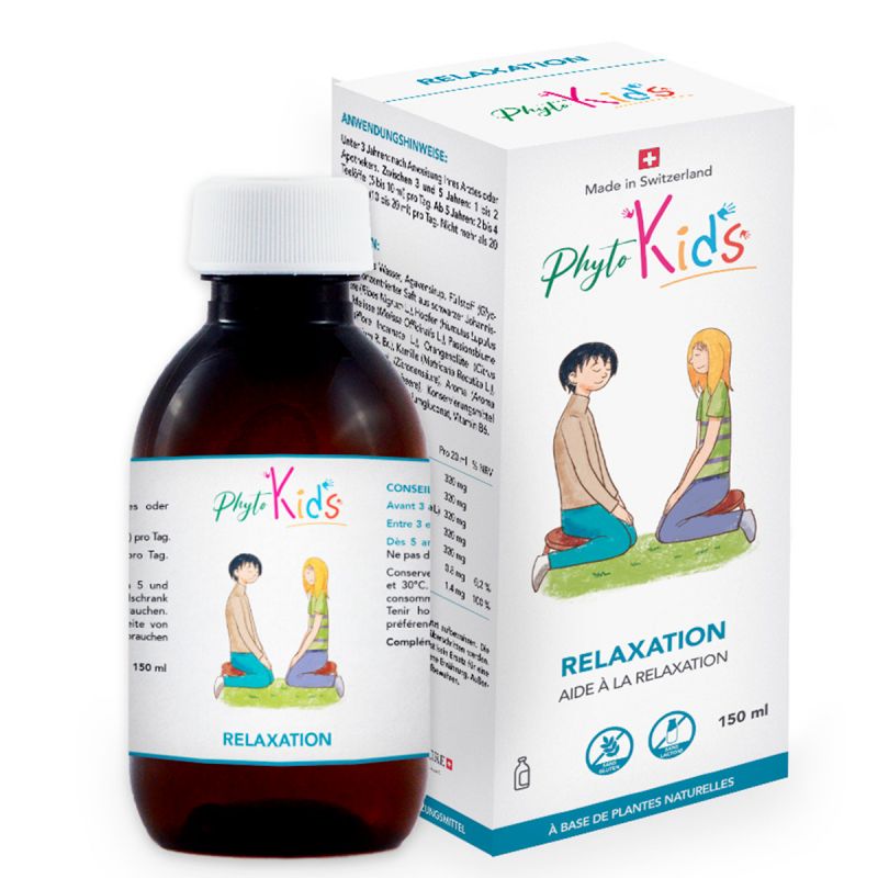 Rilassamento - Integratore alimentare naturale svizzero per bambini - Ribes Nero - 150ml - PhytoKids