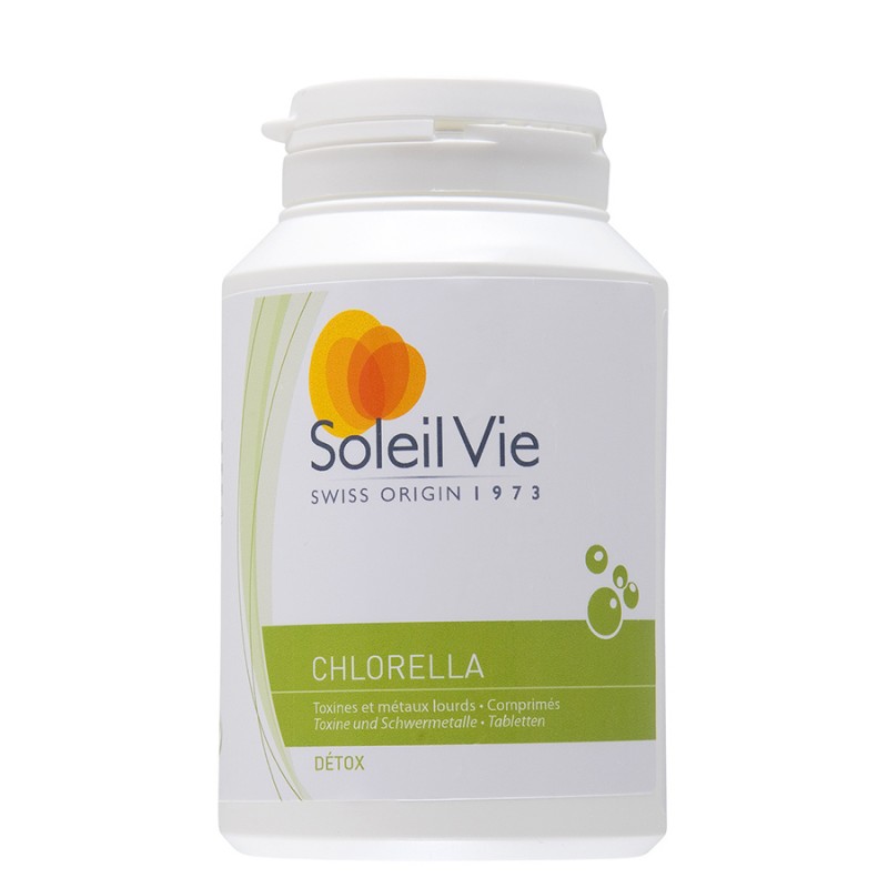 Chlorella pyrenoidosa Bio, algue deau douce - 300 comprimés - Soleil Vie