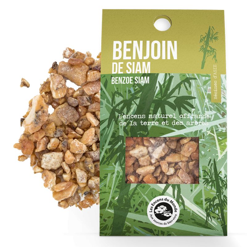 Resina di Benzoino del Siam (incenso naturale) – 20g – Les Encens du Monde