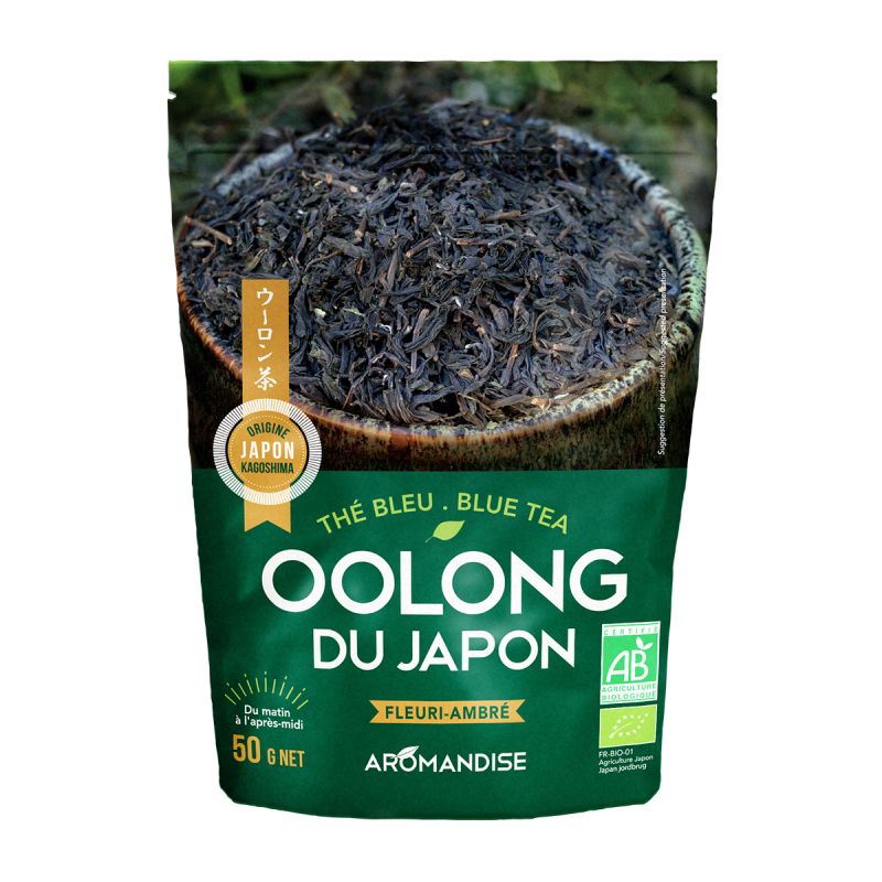 Tè blu, Oolong dal Giappone - Di una rarità eccezionale - 50g - Aromandise