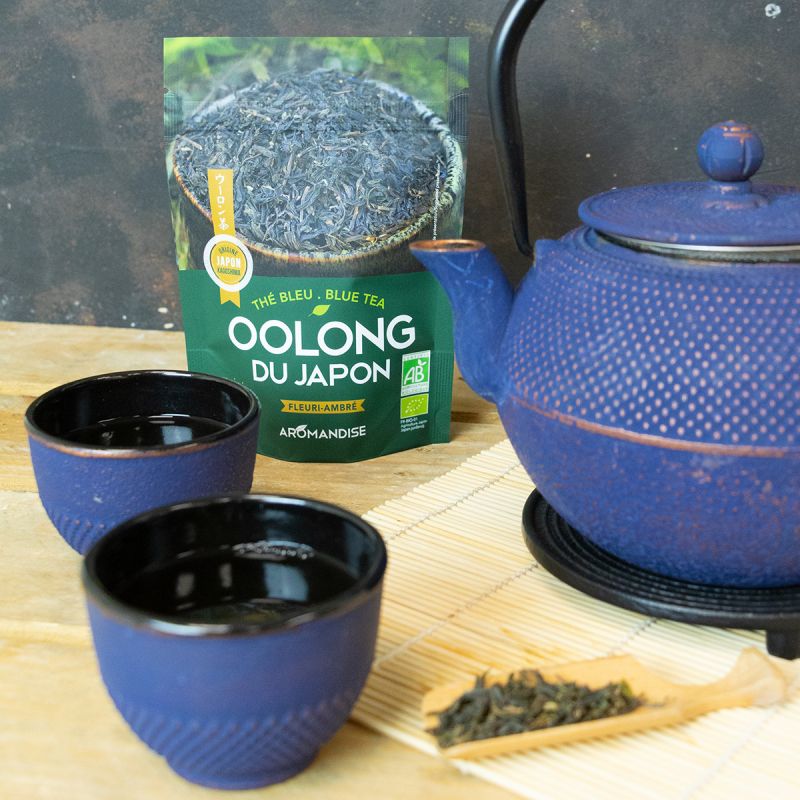 Blauer Tee, Oolong aus Japan - Von außergewöhnlicher Seltenheit - 50g - Aromandise