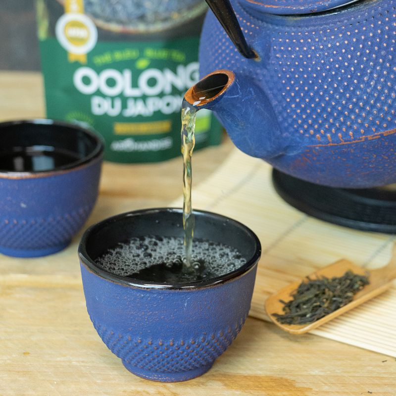 Tè blu, Oolong dal Giappone - Di una rarità eccezionale - 50g - Aromandise