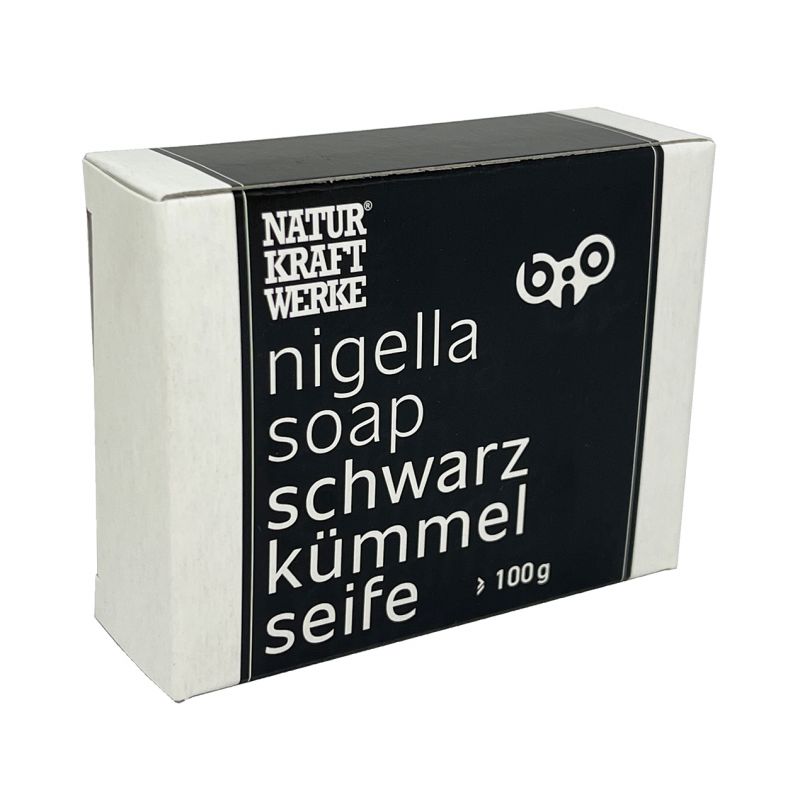 Bio-Schwarzkümmelseife - Nigella Demeter - Universelle Pflege für Haut und Haar - 100g - NaturKraftWerke