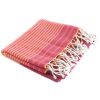 Fouta aus biologischer Baumwolle, SUD Kollektion, Azalee - 100x200cm - Karawan