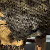 Fouta en coton biologique, Collection SAND, Cendre - 200x100cm - Karawan