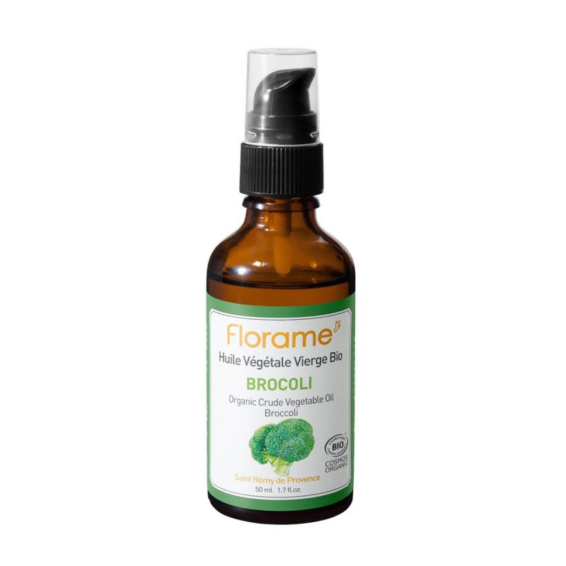 Olio vegetale biologico vergine - Broccoli - 50ml - Florame