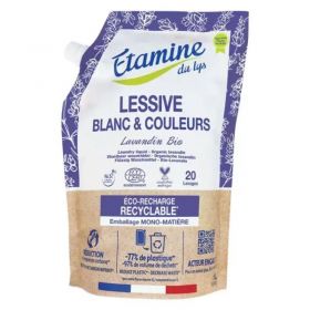 Bio-Waschmittel mit Lavandin-Duft – 1L Nachfüllbeutel – Etamine du Lys