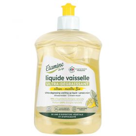 Bio-Geschirrspülmittel – Zitrone & Minze, extra fettlösend – 500ml – Etamine du Lys
