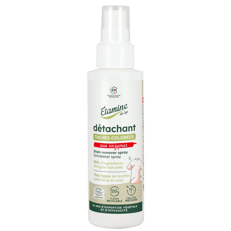 Spray détachant pour tâches colorées - 125ml - Etamine du Lys
