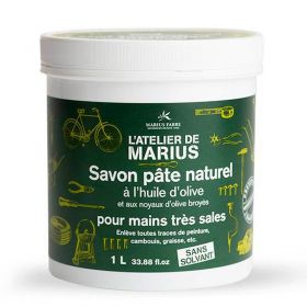 Der natürliche Schrubbseife in Paste für sehr schmutzige Hände, mit Olivenöl - 1 Liter - Marius Fabre