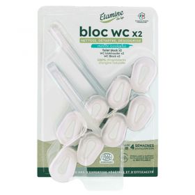 Bloc WC écologique solide à la menthe & eucalyptus - 2x 50g - Etamine du lys