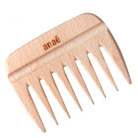 Peigne à friser artisanal (peigne Africain) en bois à larges dents - env. 9cm - Anaé