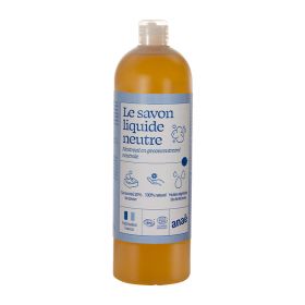 Base lavante neutre BIO, multi-usage avec haute concentration de savon - 1L - Anaé