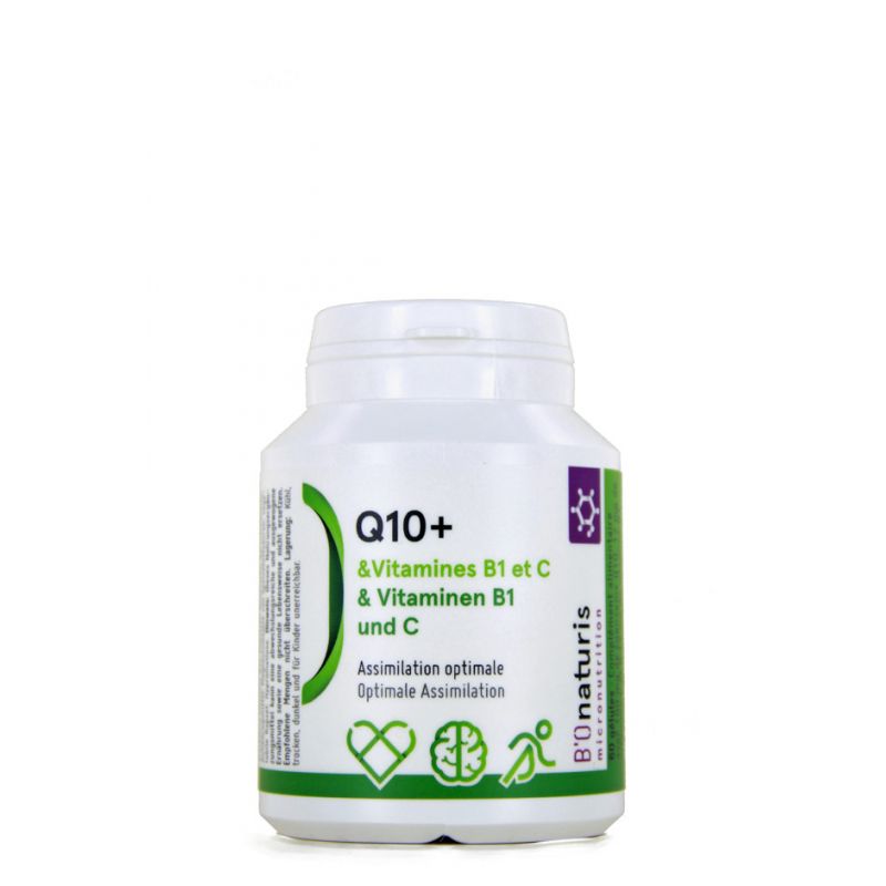 Q10+, Herz-Kreislauf-Schutz, oxidativer Stress, Einnahme von Statinen - 60 Kapseln (220mg) - BIOnaturis