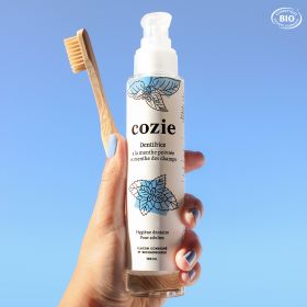 Zahnpasta mit Pfefferminz & Ackerminze - 100ml (im Pfandglas) - Cozie