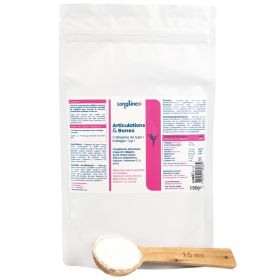 Collagene di tipo 1 in polvere – Articolazioni & Bones, con acido ialuronico – 150 g – Longline