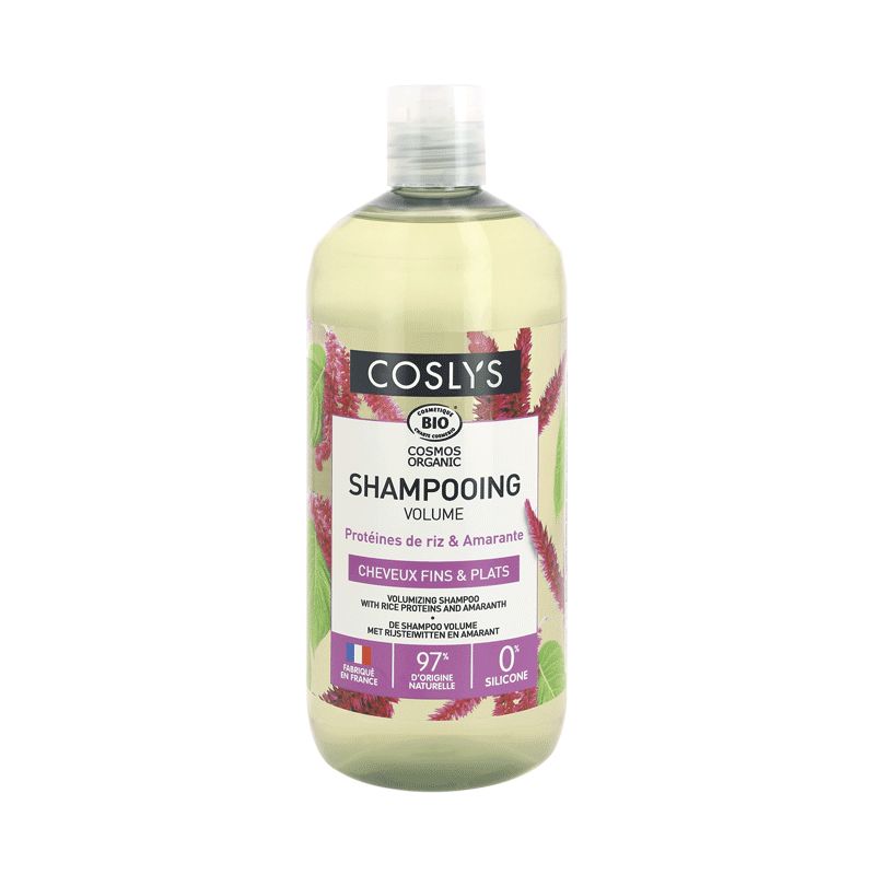 Shampooing Volume BIO pour cheveux fins & Plats - Flacon 100% recyclé 500ml - Coslys
