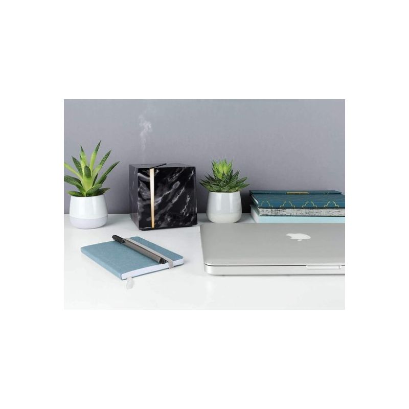 Diffusore di aromi a ultrasuoni – Black Marble – Swiss Eco Shop