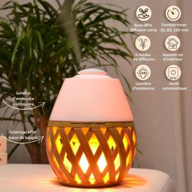 Ultraschall-Duftdiffusor DOLSIA – Mehrfarbig & Kerzenlichteffekt – Zen’Arôme