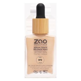 Getöntes Serum mit Zweite-Haut-Effekt mit Aloe Vera und Gerstenwasser - Bio & Vegan - Nr. 872 Nude - 30 ml - Zao