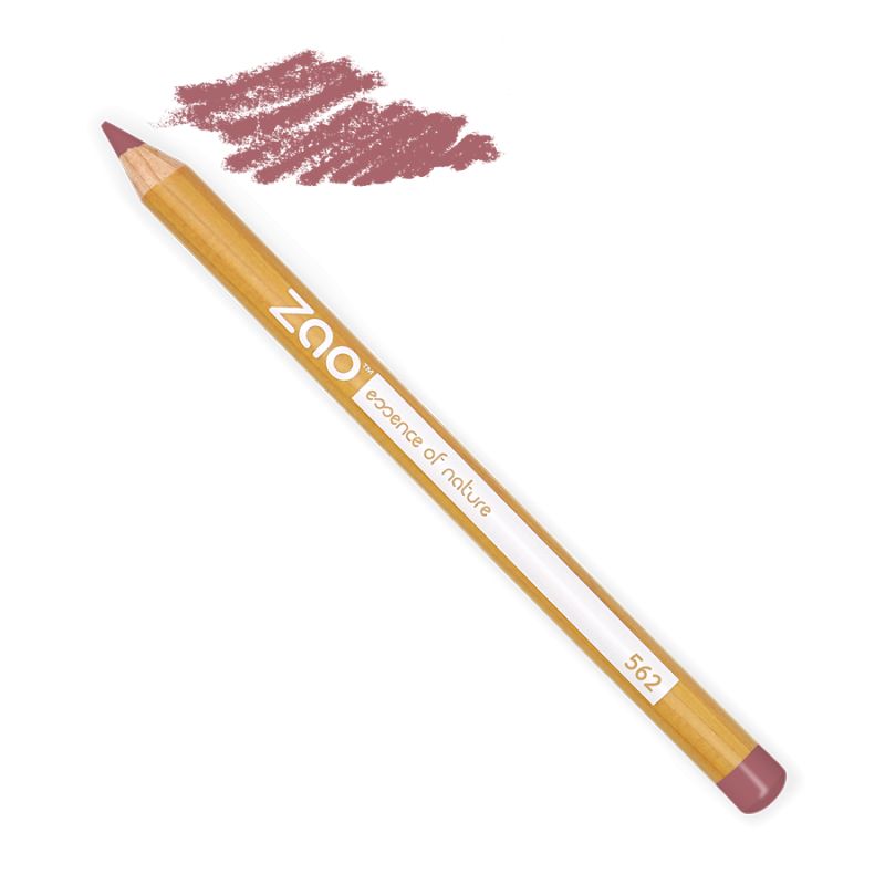 Crayons de maquillage, BIO & Vegan pour yeux, sourcils & lèvres - N° 562, Bois de rose - Zao﻿