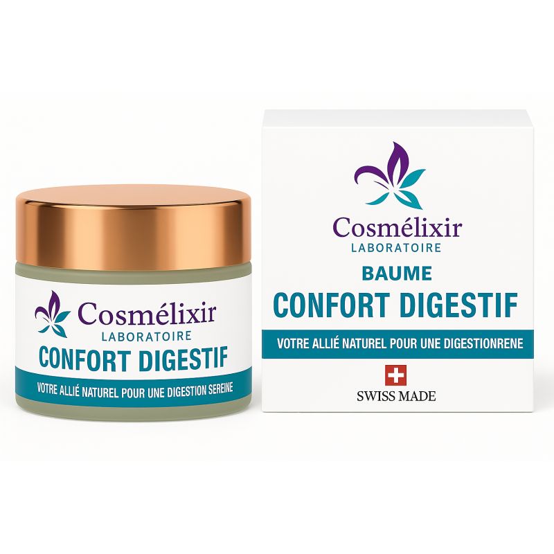 Baume Confort Digestif - Pour une digestion sereine - 50ml - Cosmélixir